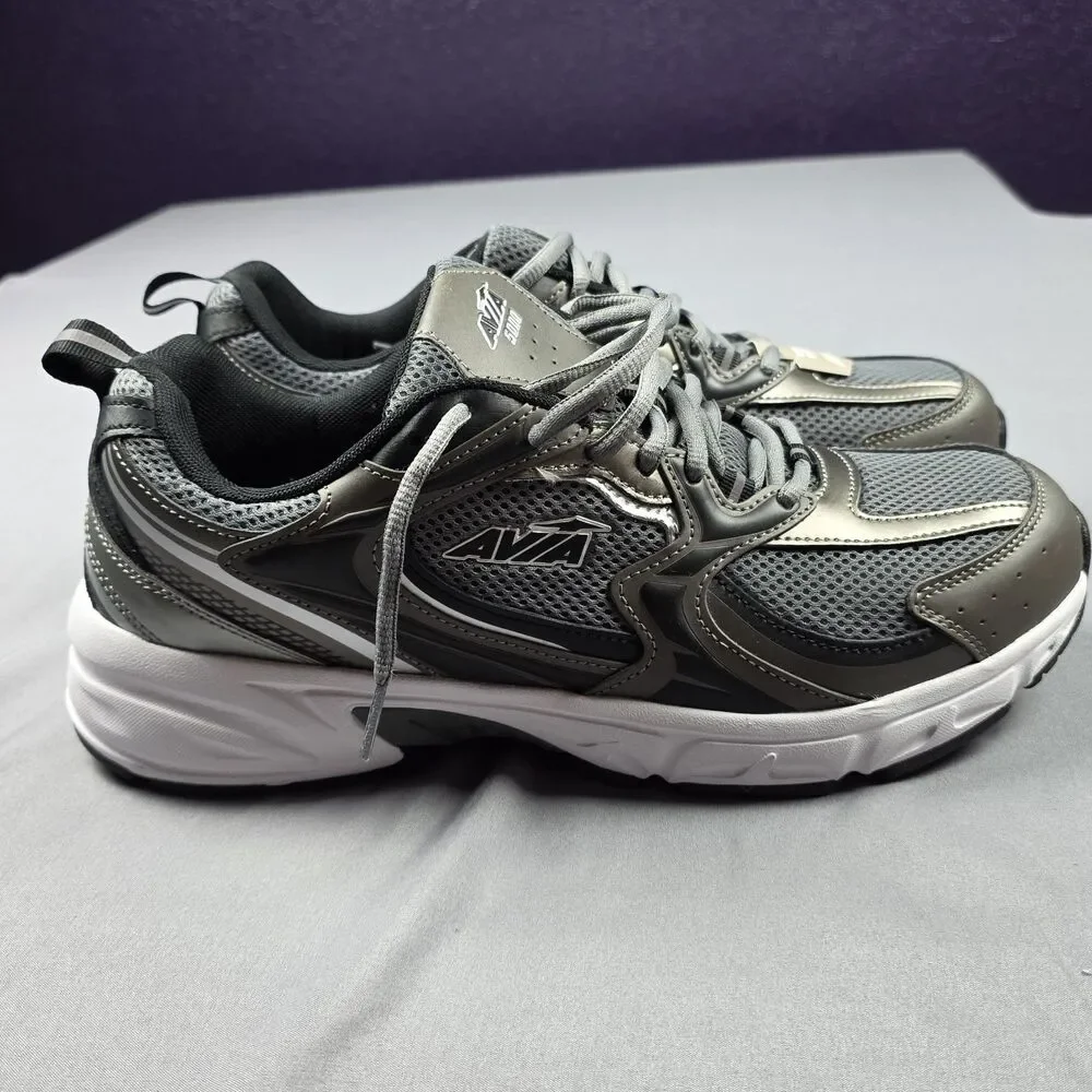 Avia 5000 Men's Sneakers Tennis Shoes Size 12 (US) Gray Metallic Brown Color